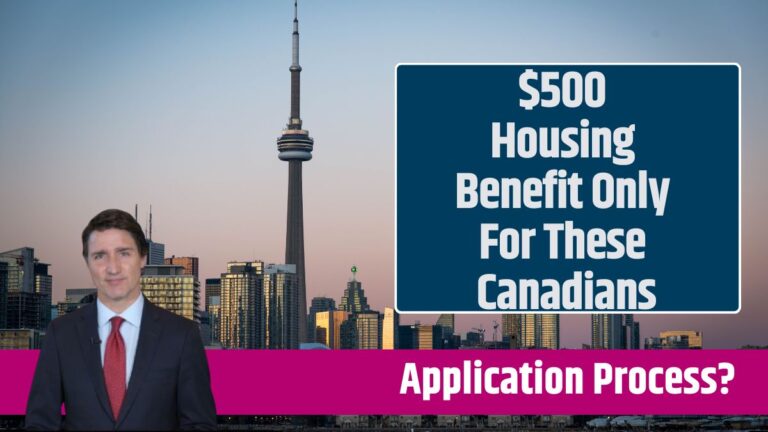 $500 Housing Benefit Only For These Canadians: Know Eligibility & More Details