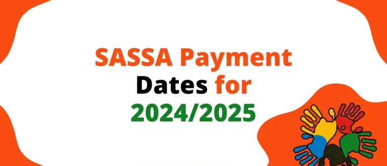 SASSA Payment Dates